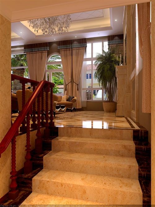 听雨观澜流水别墅485㎡欧美风情