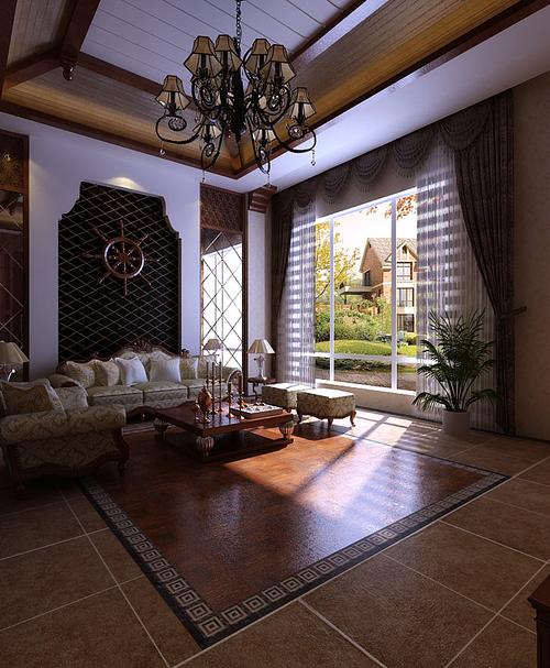 碧桂园太阳城200㎡地中海风格