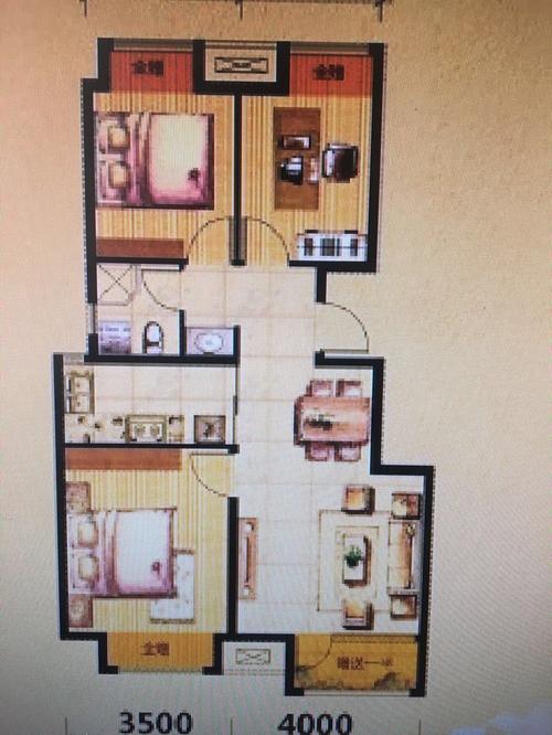 荣盛香缇澜山98㎡简欧风格