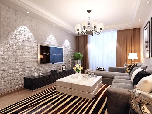 金地悦峰88㎡现代简约