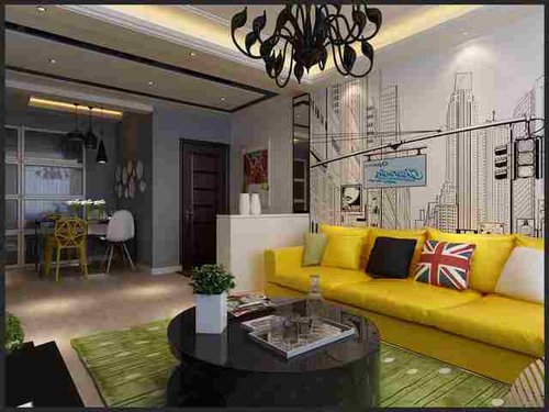 格林木棉花79㎡英伦风格