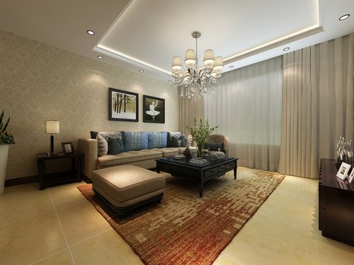 伯爵源筑97㎡简欧风格