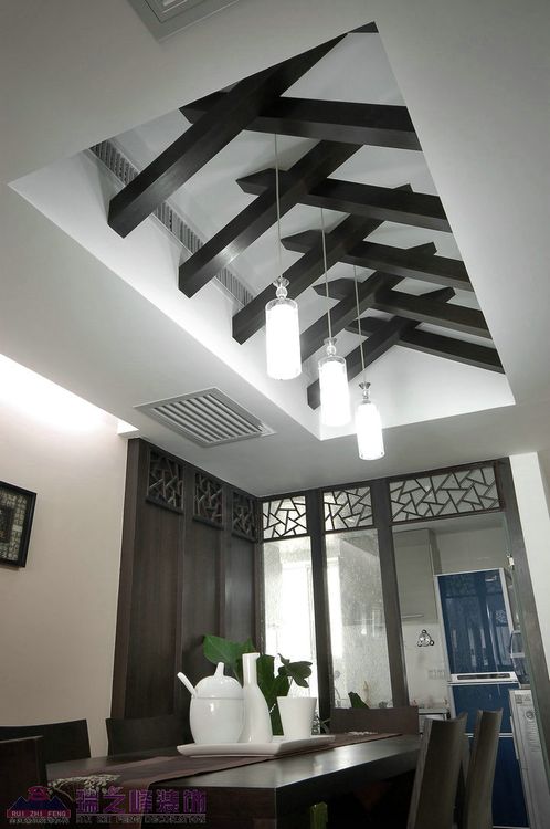 中房上东花墅94㎡中式古典