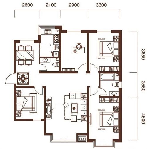 沈阳中体奥林匹克花园花园新城360㎡欧美风情