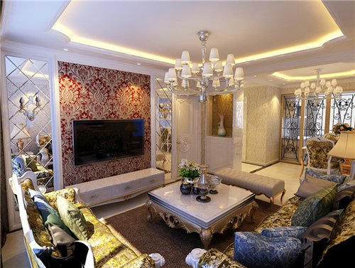 金辉湖畔里108㎡欧美风情