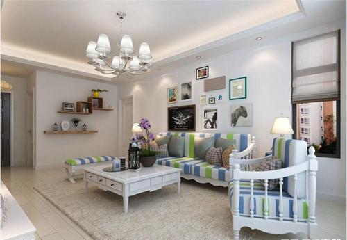 伯爵源筑97㎡地中海风格