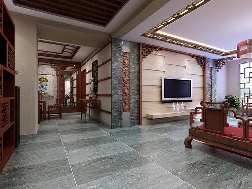 伯爵源筑117㎡中式风格