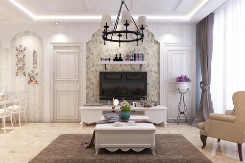 金辉湖畔里99㎡田园风格