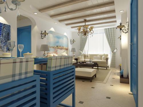 唐轩北廷75㎡地中海风格