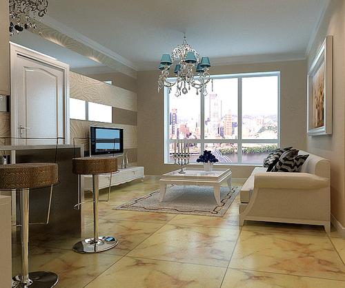 金地悦峰88㎡现代简约