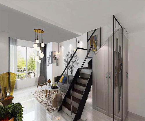 中房上东花墅80㎡北欧风格