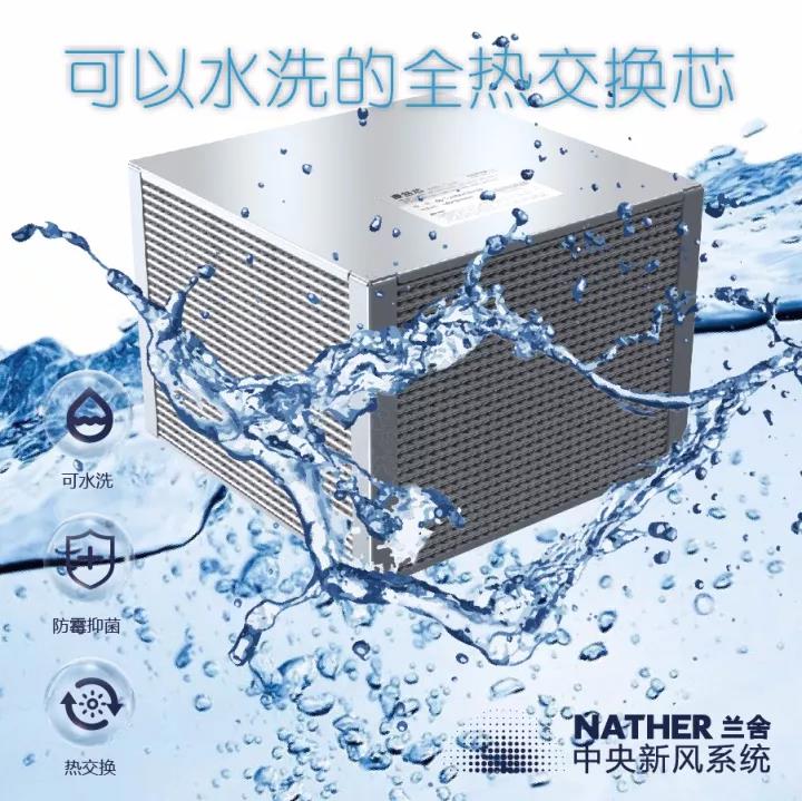 NATHER兰舍出品——可以水洗的全热交换芯