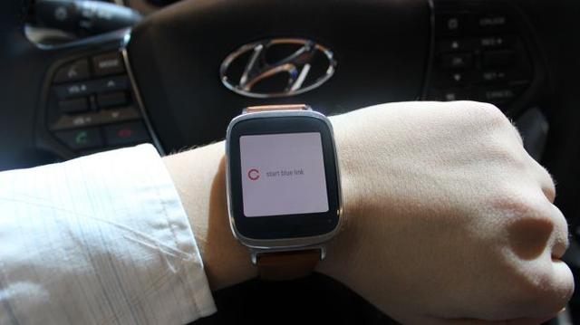 现代Blue Link系统体验：智能手表可控制汽车