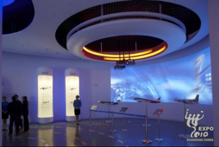 世博中国航空馆竣工 游客可模拟体验太空(图)