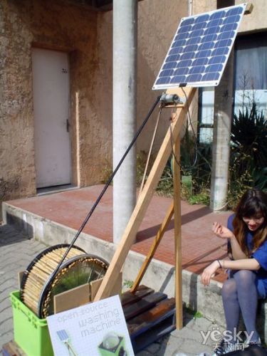 节能环保DIY 创意DIY太阳能洗衣机曝光