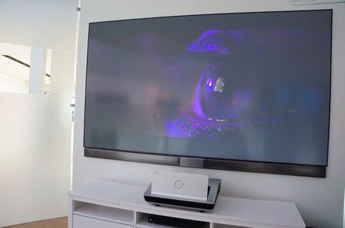 海信首展智能家居平台:提前发100英寸激光电视