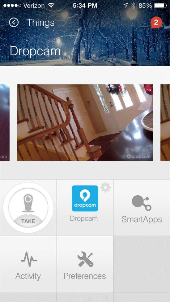 Dropcam与SmartThings合作:WiFi摄像头登陆智能家居平台
