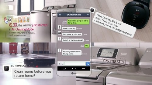 LG推出HomeChat智能家居系统 可与家电聊天