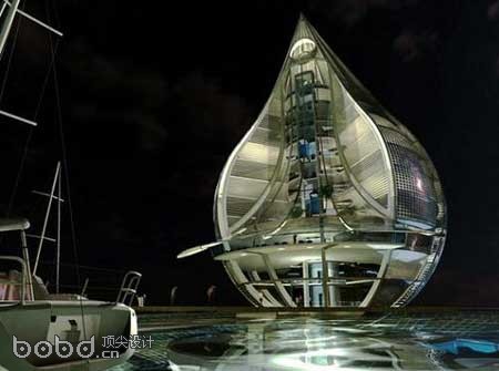 水滴度假村可折叠的房子 世界八大未来建筑(图)