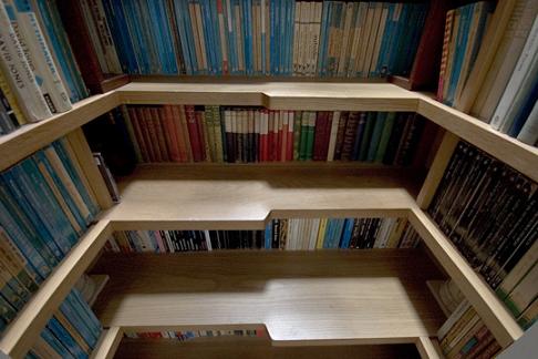 楼梯书架