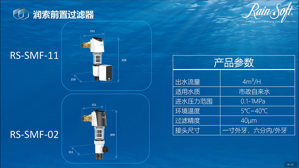 润索前置过滤器